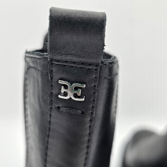 Sam Edelman Jazmine Chelsea Boots, Black Leather, Women's 8.5 - Picture 6 of 14